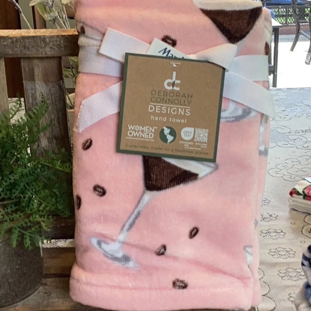 Deborah Connolly Espresso Martini Hand Towels - set of 2